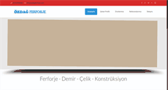 Desktop Screenshot of ozdagferforje.com